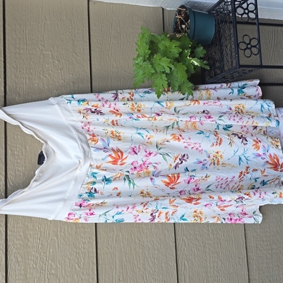 Torrid MIDI Jersey Sweetheart Tube Dress Carrie Floral 3x New Nwt - Picture 11 of 12